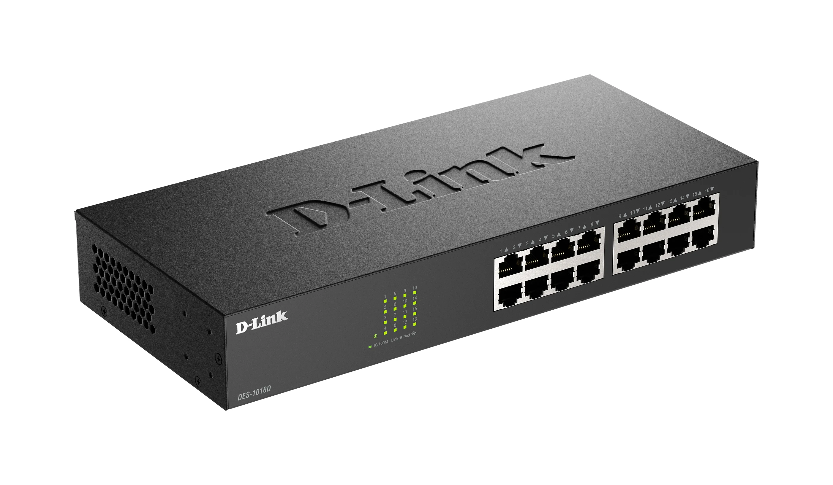 Коммутатор неуправляемый D-Link DES-1024D/H2A с 24 портами 10/100Base-TX