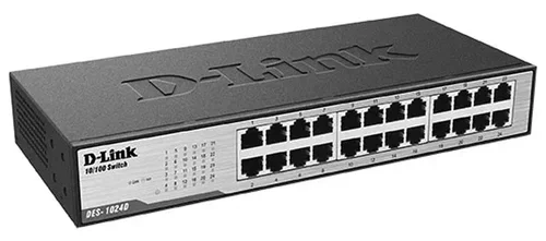 Коммутатор неуправляемый D-Link DES-1024D/H2A с 24 портами 10/100Base-TX