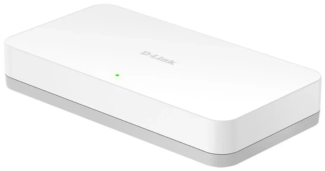 Коммутатор неуправляемый D-Link DGS-1008A/F1A с 8 портами 10/100/1000Base-T (465291)