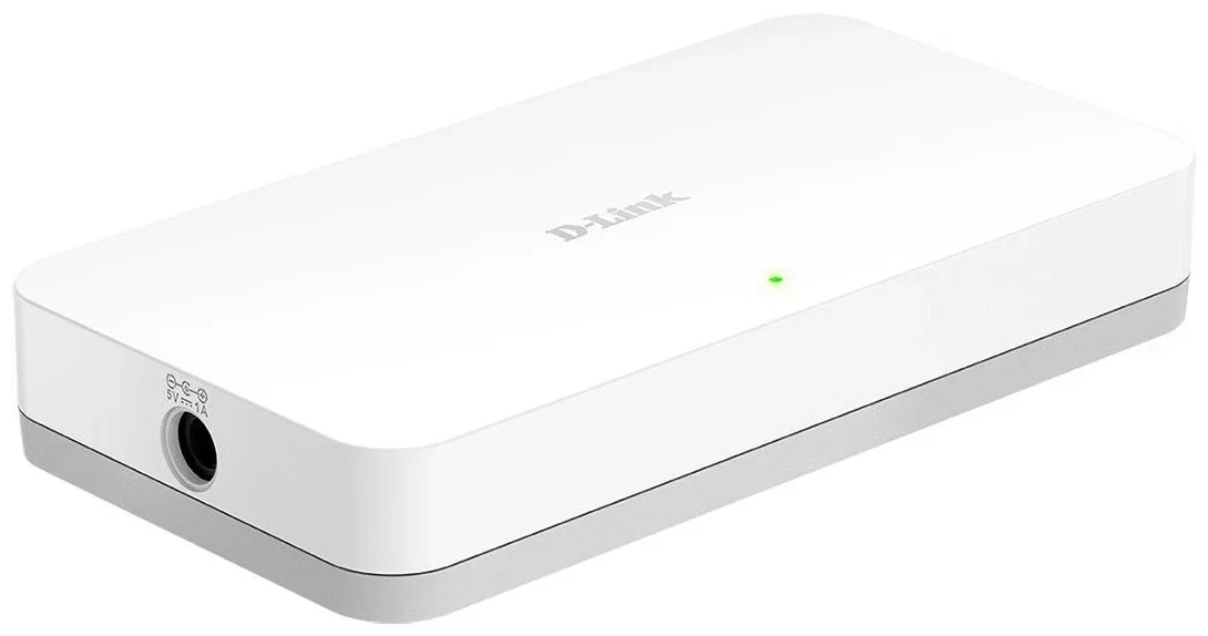 Коммутатор неуправляемый D-Link DGS-1008A/F1A с 8 портами 10/100/1000Base-T (465291)