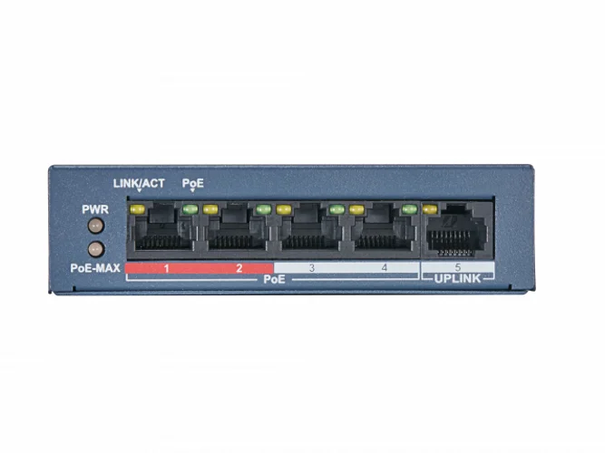 Коммутатор неуправляемый IP-COM F1118P-16-150W PoE, 18 портов, 18х100 Мбит/с, 2x1 Гбит/с, PoE 16х30 Вт (до 130Вт)