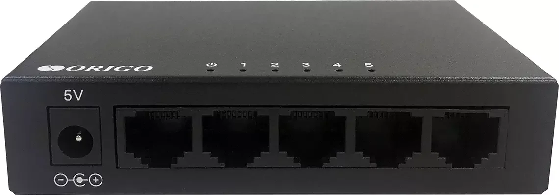 Коммутатор неуправляемый ORIGO OS2205/A2A 5x1000Base-T, корпус металл