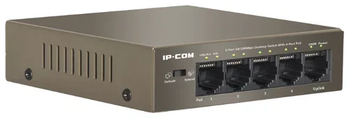 Коммутатор неуправляемый PoE IP-COM F1105P-4-63W 5*10/100Etherne, 802.3af/at, до 63Вт