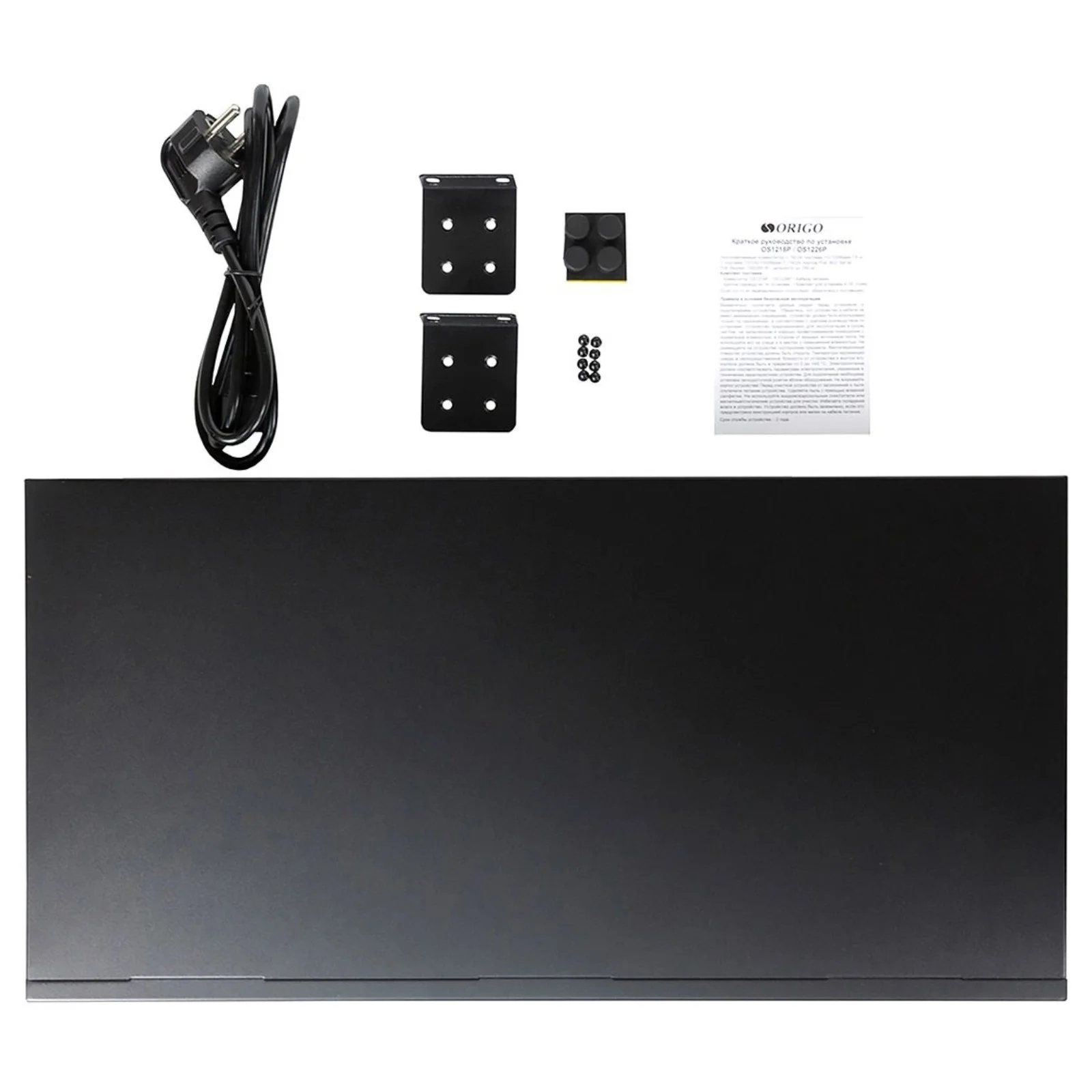 Коммутатор неуправляемый PoE ORIGO OS1226P/285W/A1A 24x100Base-TX PoE+, 2x1000Base-T, PoE-бюджет 285 Вт, корпус металл