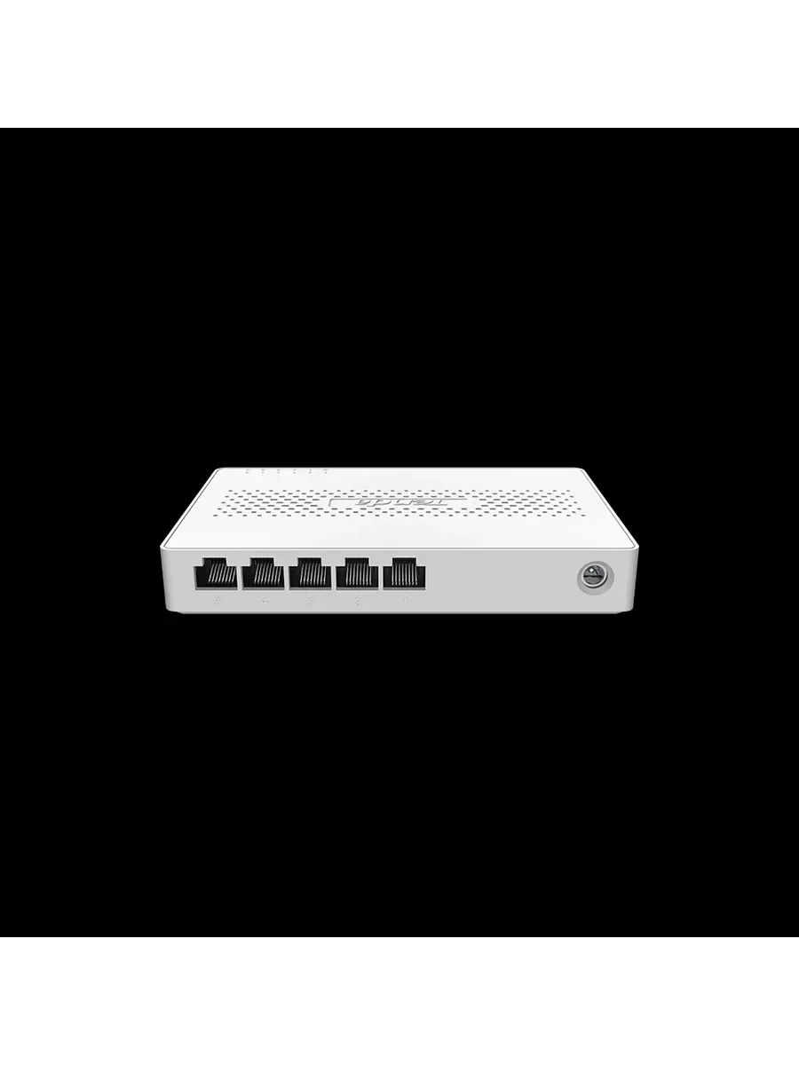 Коммутатор неуправляемый Tenda SM105, 5 портов, 5x2,5 Гбит/с, настольный, пластиковый корпус