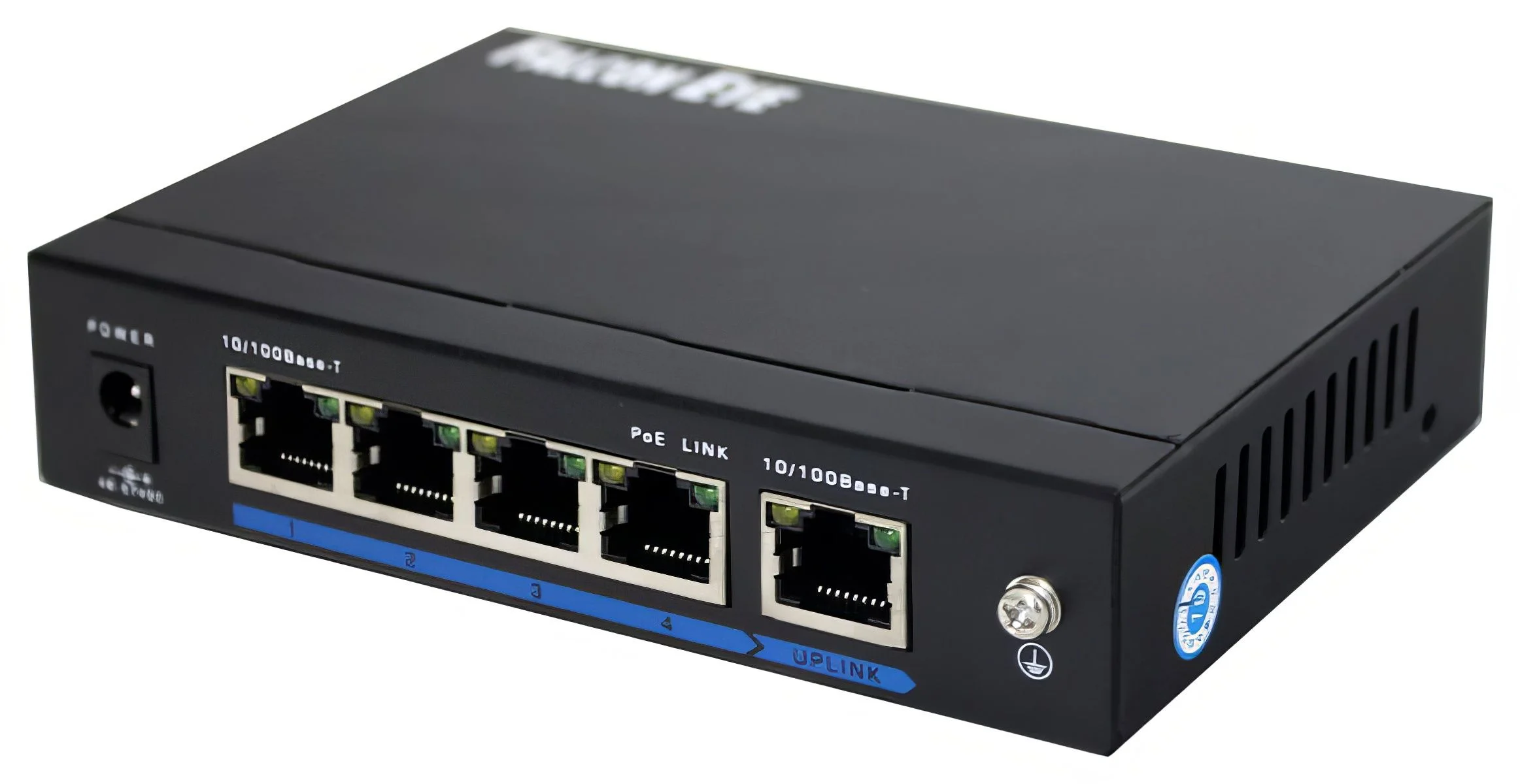 Коммутатор сетевой FE-104POE-S 5 портов 10/100 Мбит/с (IEEE802.3u 100BaseTX) из них 4 c поддержкой PoE (IEEE802.3at) до 15,4Вт на порт (HI POE), Сумма