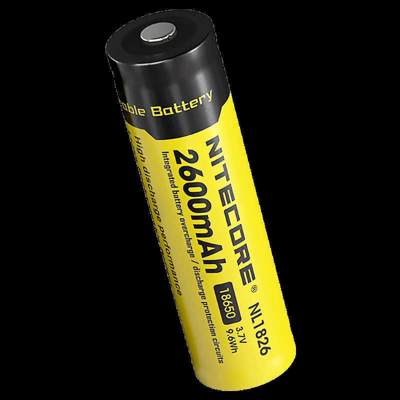 Батарейка, аккумулятор и зарядное устройство для него Nitecore NL1826 18650 3.7v 2600mA