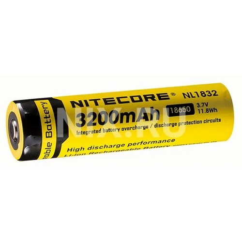Батарейка, аккумулятор и зарядное устройство для него Nitecore NL1832 18650 3.7v 3200mA
