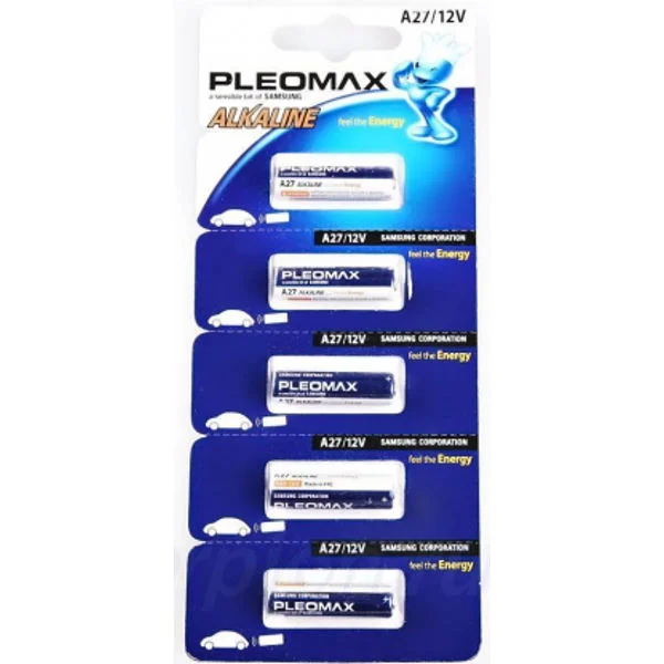 Батарейка, аккумулятор и зарядное устройство для него Pleomax A27-5BL