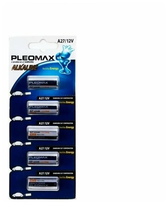 Батарейка, аккумулятор и зарядное устройство для него Pleomax A27-5BL