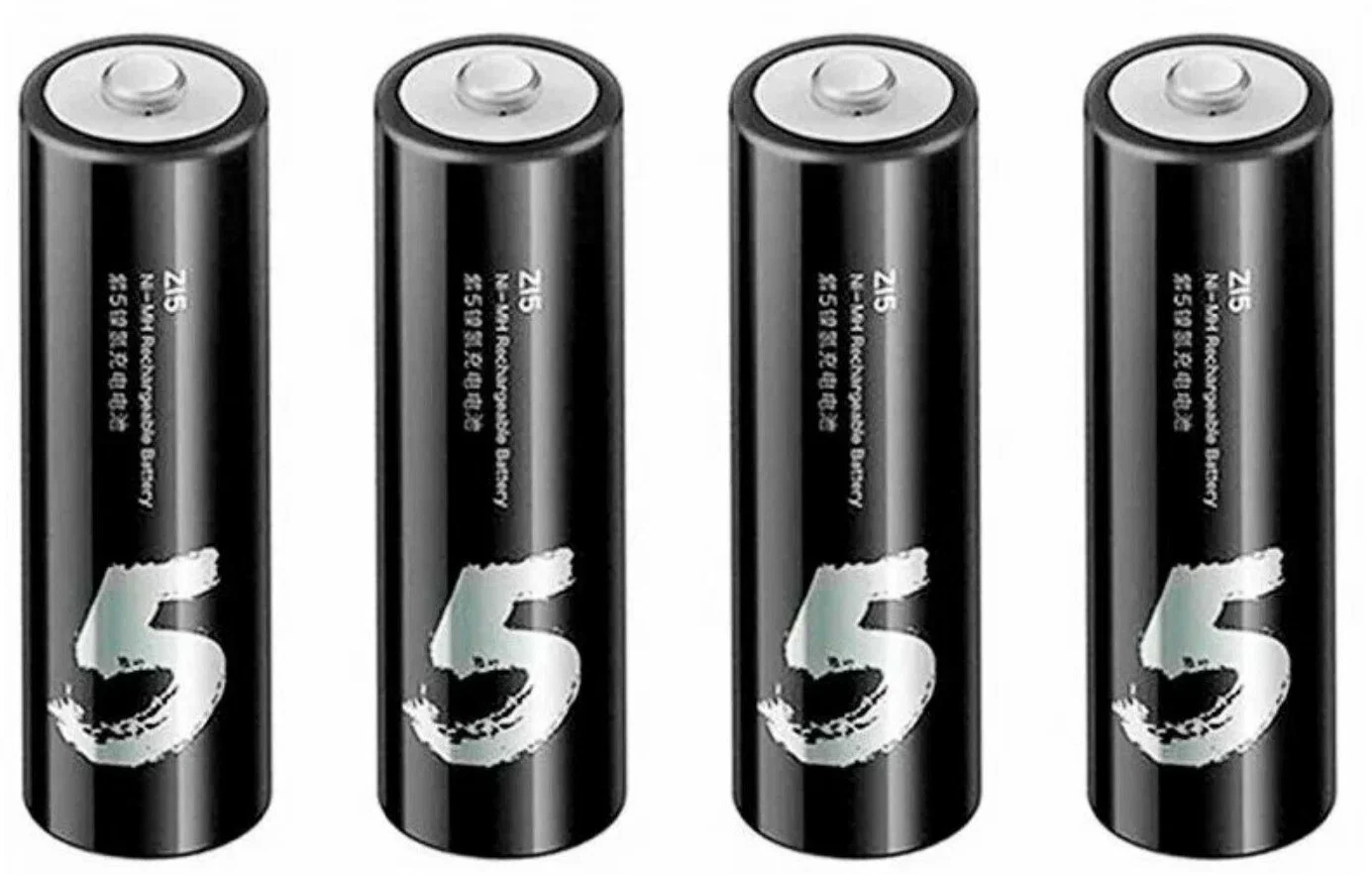 Батарейка, аккумулятор и зарядное устройство для него Zmi Ni-MH типа AA 1800 mAh черный АА512