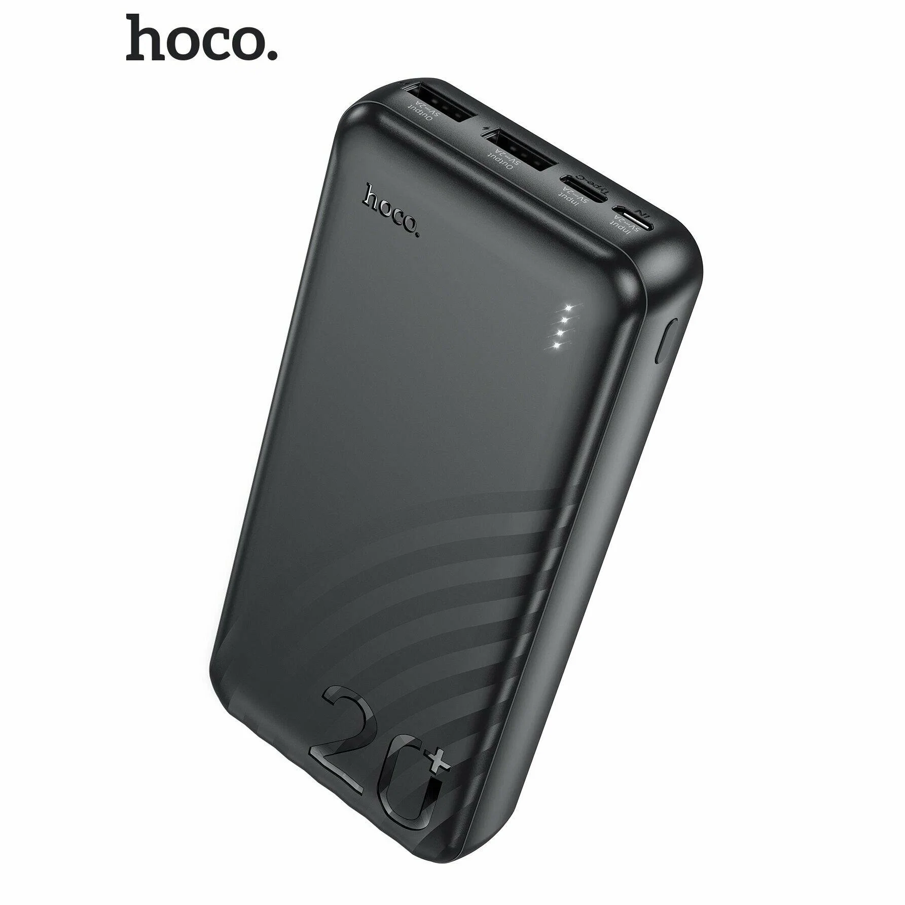 Внешний аккумулятор Hoco J123A, 20000 mAh, 2USB 2.0A