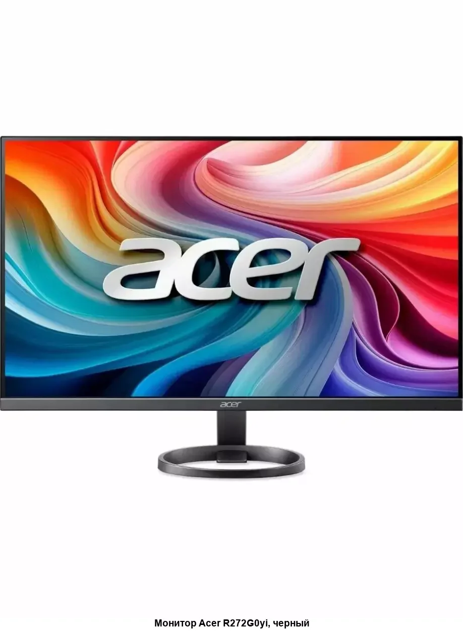 Монитор 23.8" Acer SA242YP0bi VA 1920x1080, 144 Гц, 4 мс (1 мс MPRT), 16:9, 250 кд/м², VGA, HDMI 1.4, HDR10, FreeSync, черный