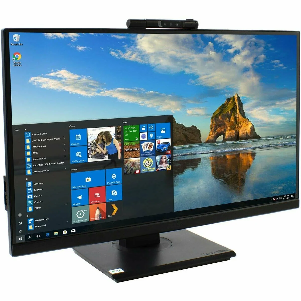 Монитор 23.8" Acer Vero B247YGbmiprzxv IPS 1920x1080, 120 Гц, 4 мс, 16:9, 250 кд/м², HDMI 1.4, DP, VGA, USB Hub (4x USB 3.2), FreeSync, динамики, черн