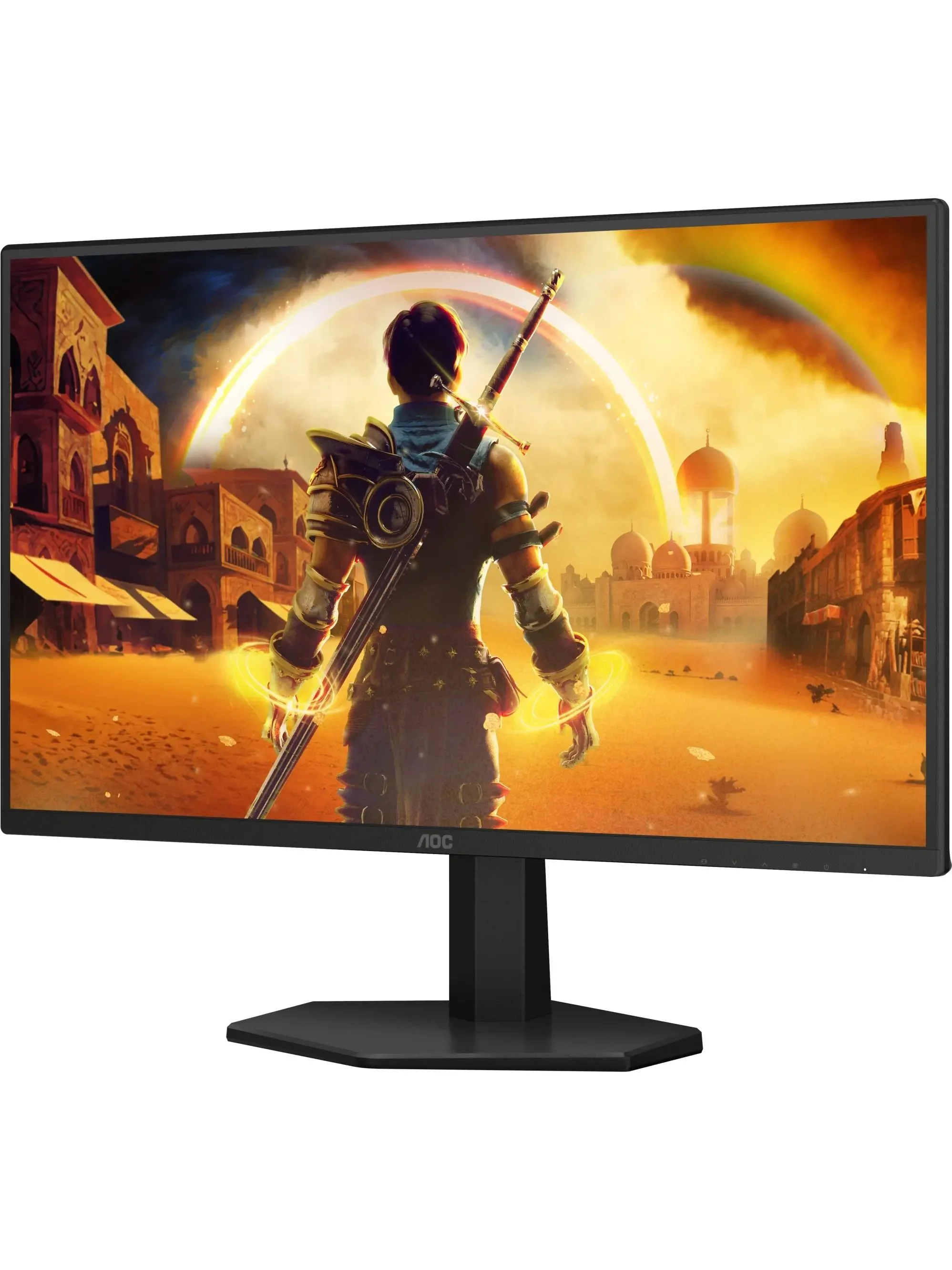 Монитор 23.8" AOC 24G4HA IPS 1920x1080, 200 Гц, 0.5 мс, 16:9, 300 кд/м², 2xHDMI 2.0, DP 1.4, 3.5 Jack, динамики (2x2 Вт), HDR10, G-Sync, черный