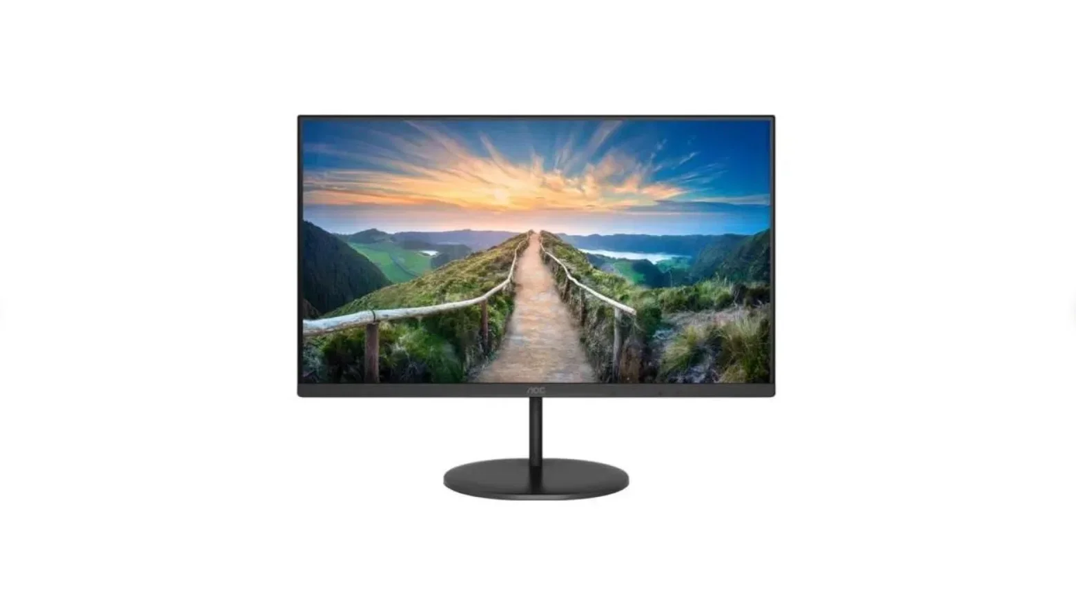 Монитор 23.8" AOC Value Line Q24V4EA IPS 2560x1440, 75 Гц, 4 мс, 16:9, 250 кд/м2, 1xHDMI, 1xDP, 1x3.5 мм, черный