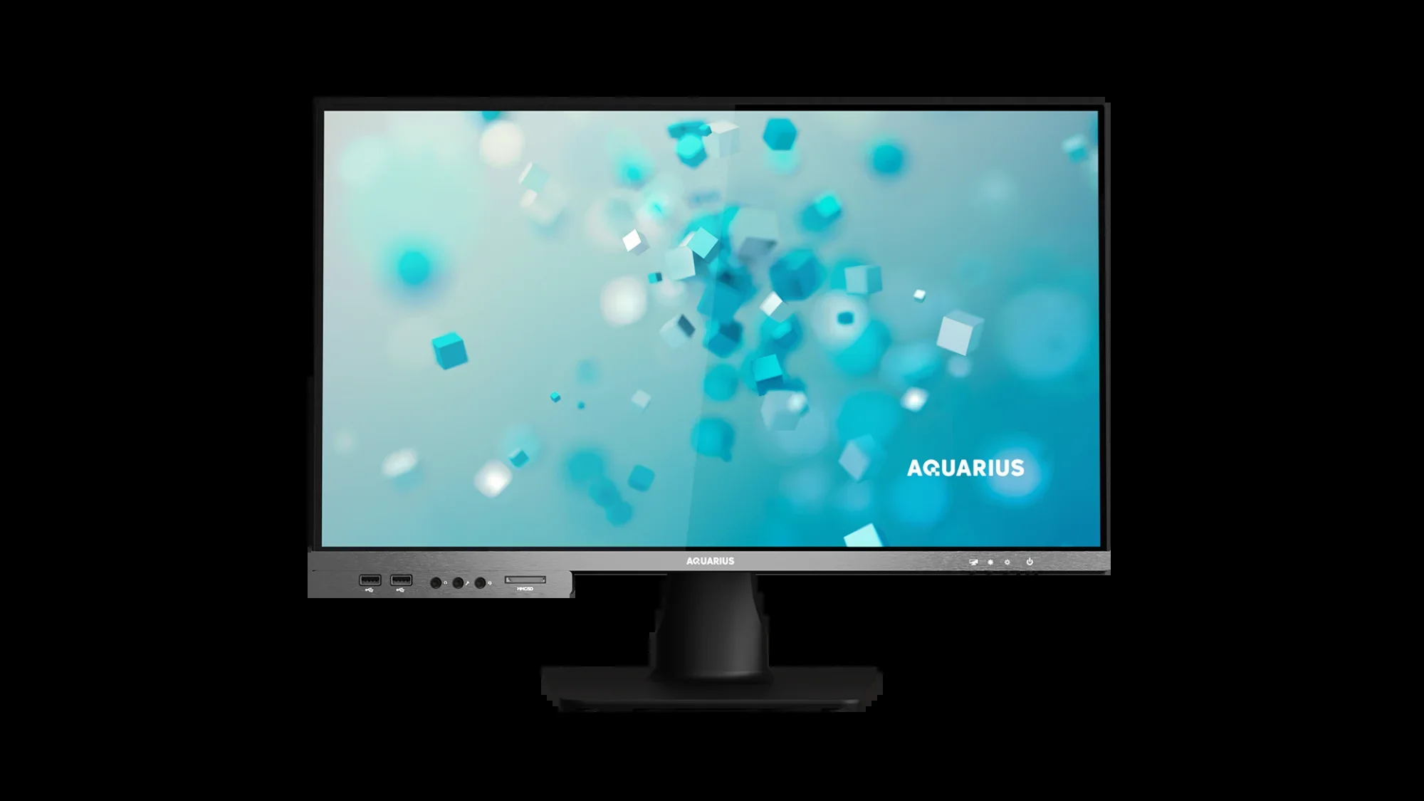 Монитор 23.8" Aquarius AQview B24F1 IPS 1920x1080, 75 Гц, 5 мс, 16:9, 250 кд/м², HDMI 2.0, VGA, DVI-D, FreeSync, черный