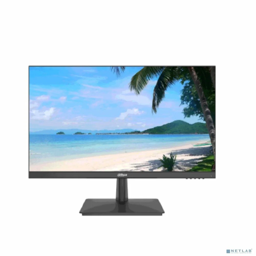 Монитор 23.8" Dahua DHI-LM24-H200 VA 1920x1080, 60 Гц, 8 мс, 16:9, 250 кд/м2, 1xVGA, черный