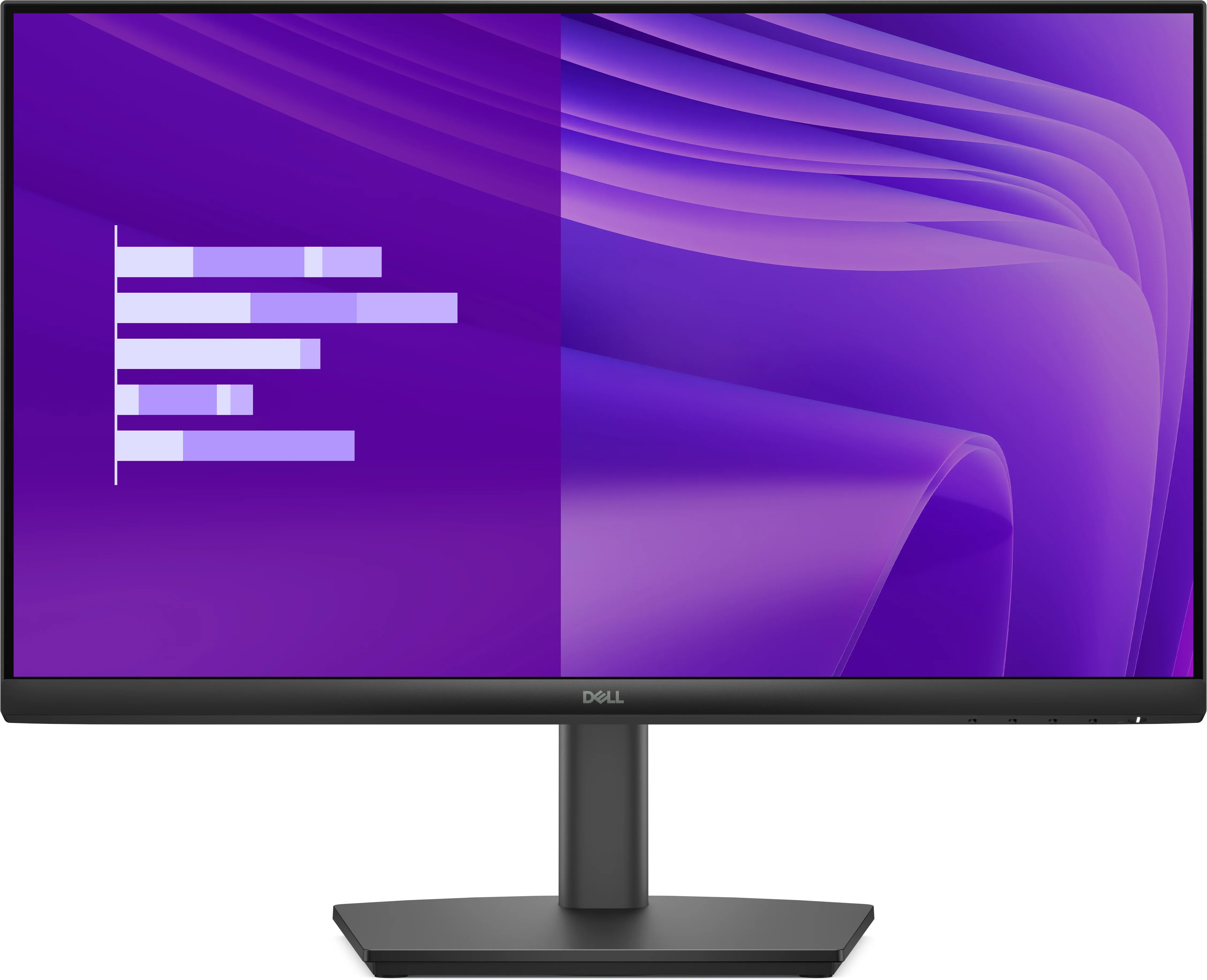 Монитор 23.8" Dell E2425HS VA 1920x1080, 75 Гц, 5 мс, 16:9, 250 кд/м², HDMI 1.4, DP 1.2, VGA, динамики, черный
