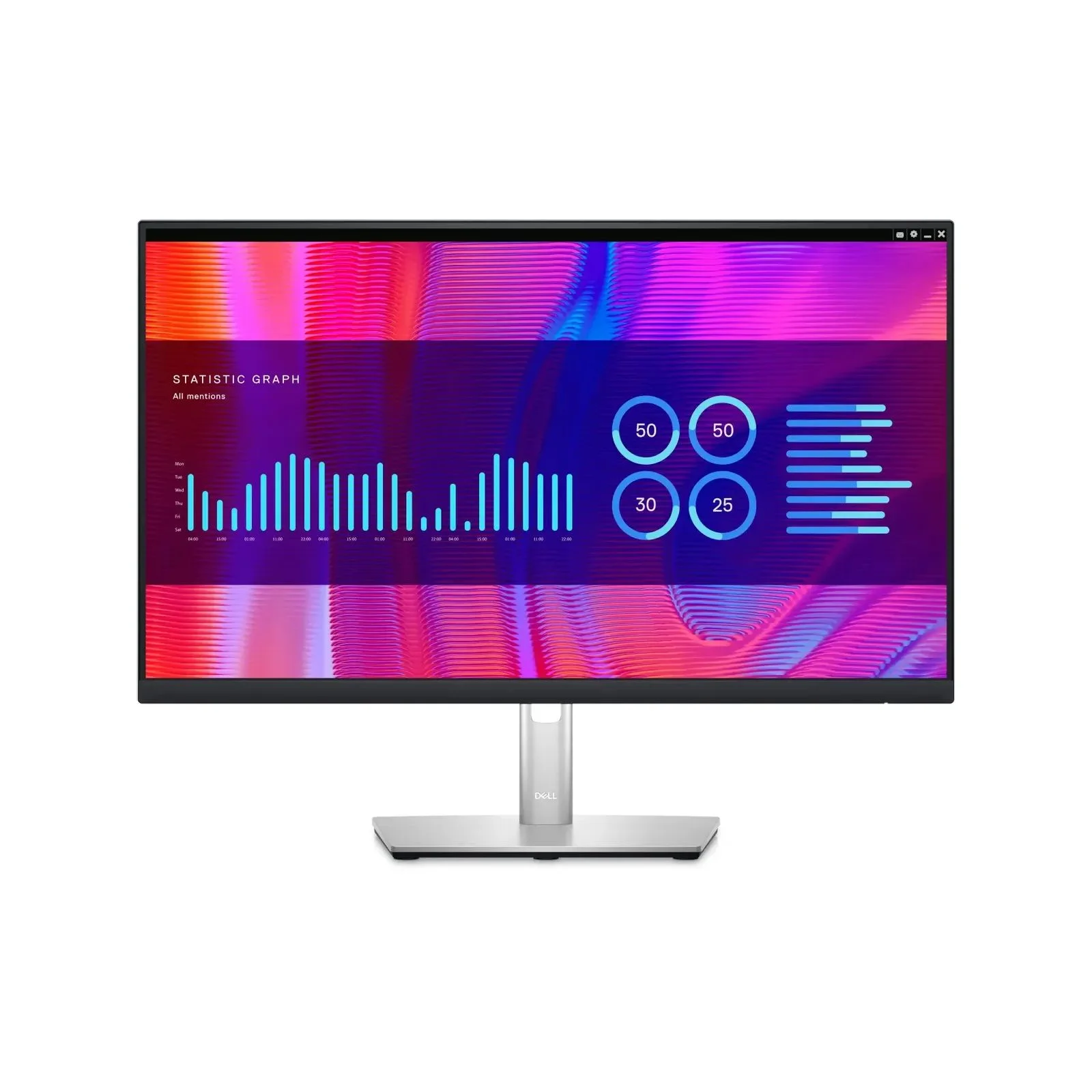 Монитор 23.8" Dell P2423DE IPS 2560x1440, 60 Гц, 5 мс, 16:9, 300 кд/м², HDMI 1.4, DP 1.2, USB-C (90 Вт), 4xUSB 3.0, Ethernet (1 Gbит), 3.5 Jack, черны