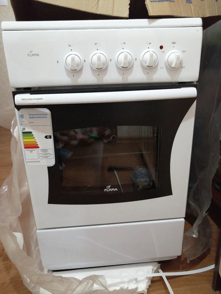 Комбинированная плита Flama AK 1416 W белый