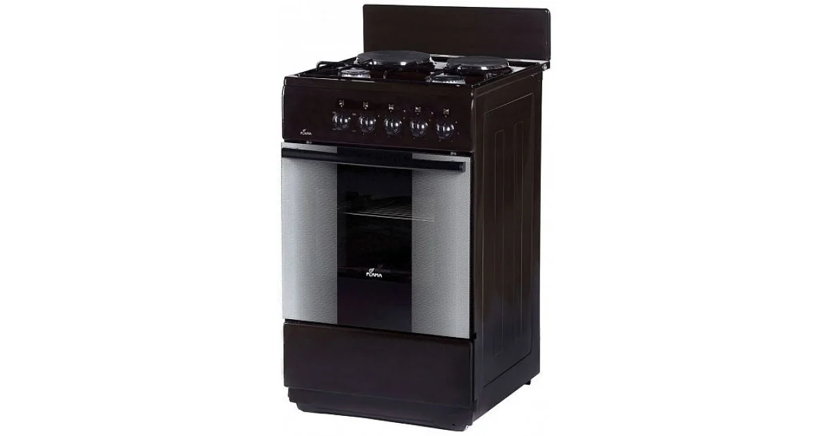 Комбинированная плита Flama RK 2201В коричневый