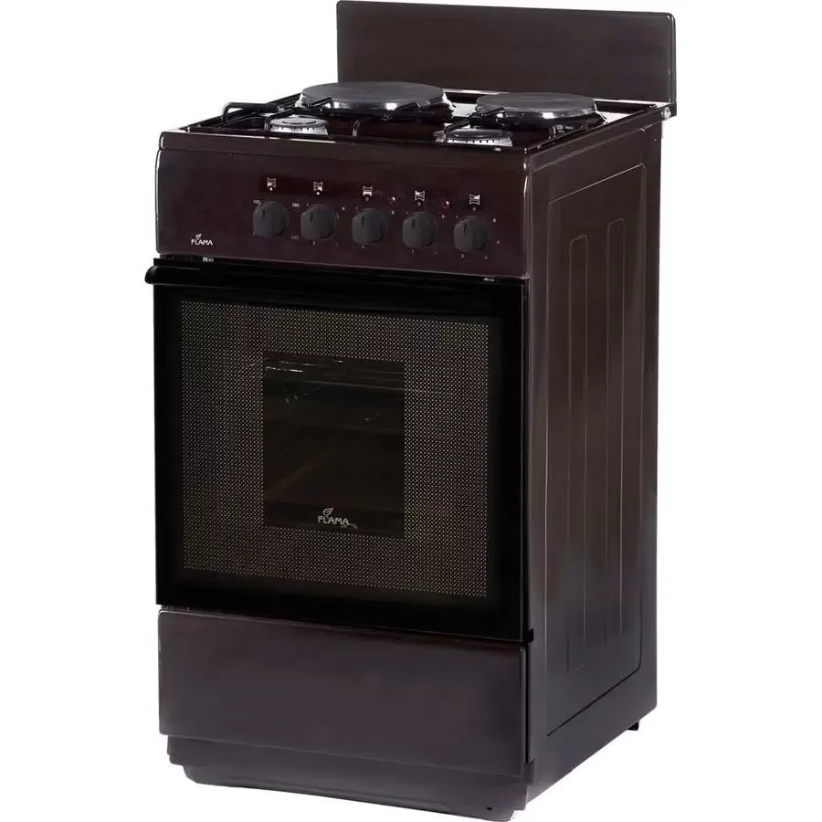 Комбинированная плита Flama RK 2201В коричневый