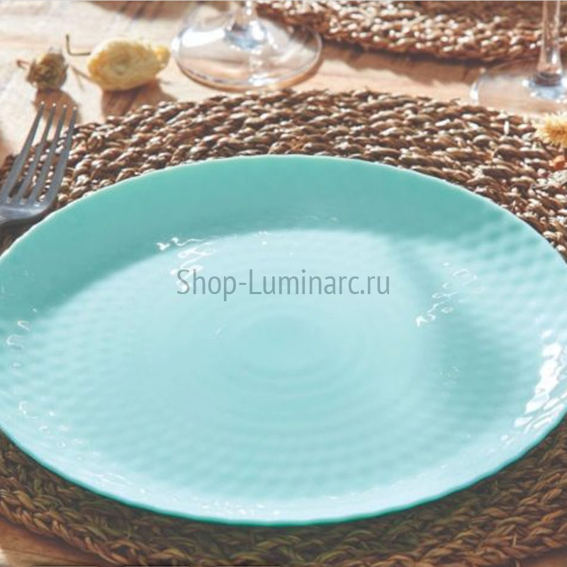 Тарелка обеденная PAMPILLE TURQUOISE  25см