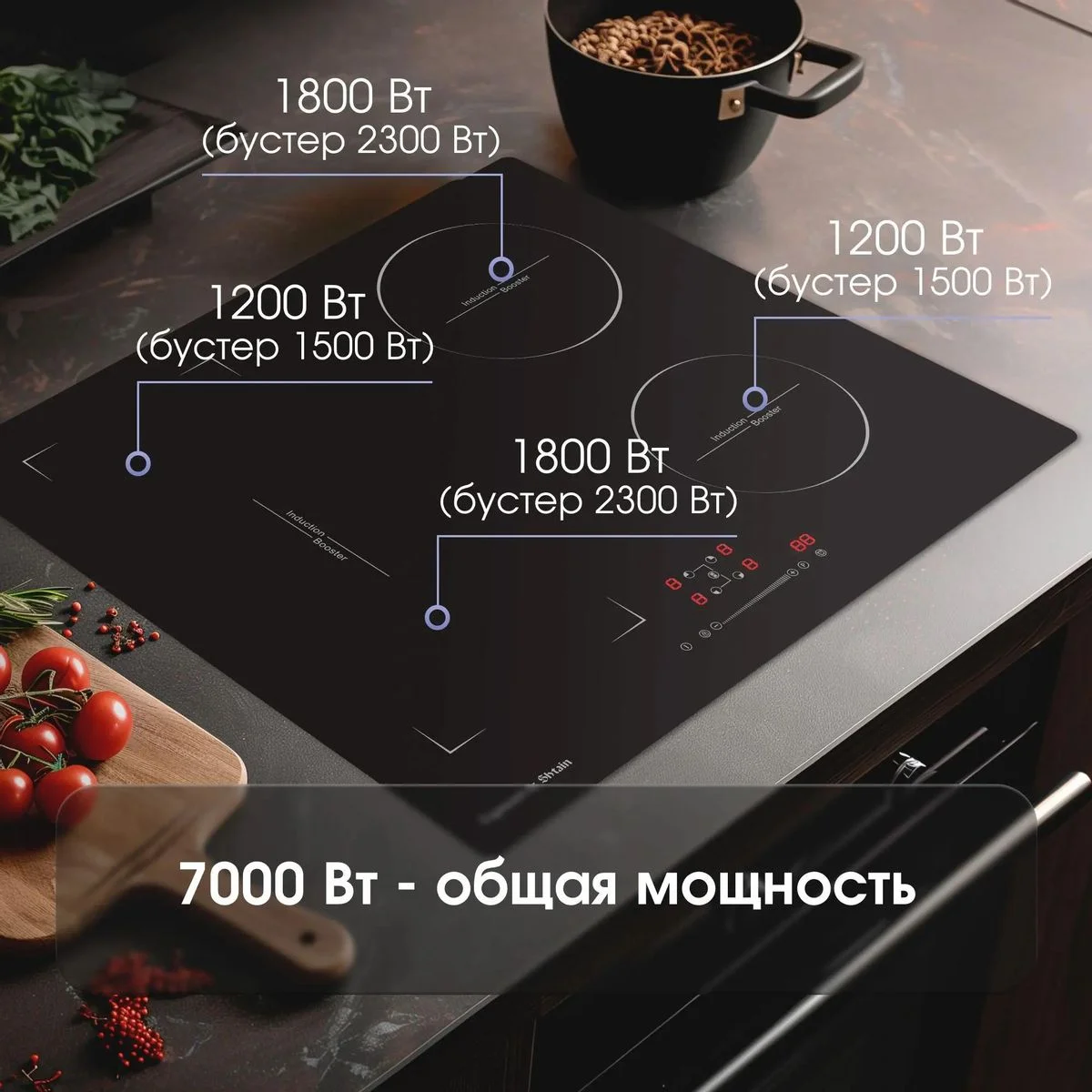 Электрическая варочная панель Zigmund & Shtain CI 46.6 B