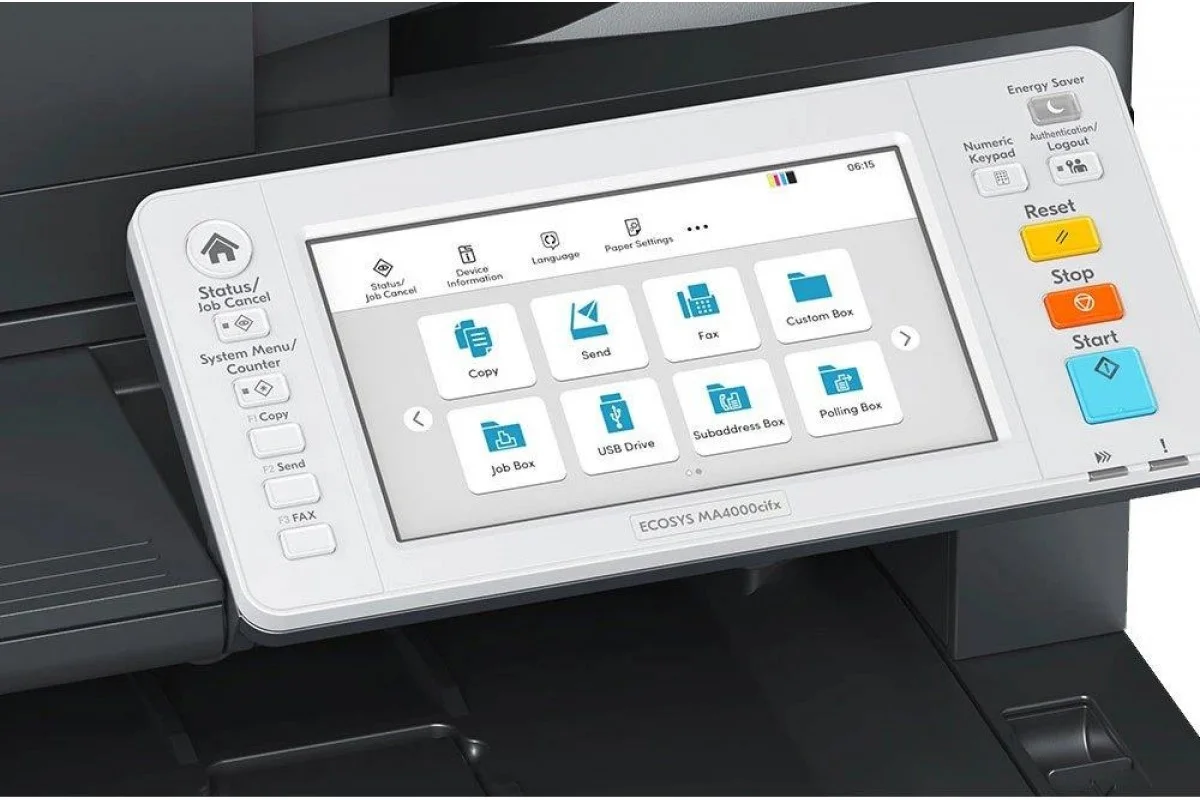 Лазерное цветное МФУ Kyocera ECOSYS MA4000cix (P/C/S,A4, 40 стр/мин, Duplex, DADF, старт.тонер)1102Z43NL0
