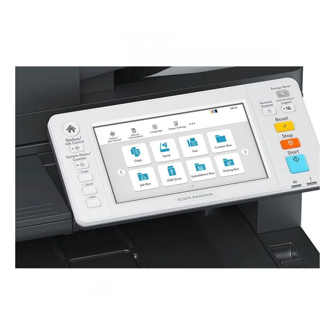 Лазерное цветное МФУ Kyocera ECOSYS MA4000cix (P/C/S,A4, 40 стр/мин, Duplex, DADF, старт.тонер)1102Z43NL0