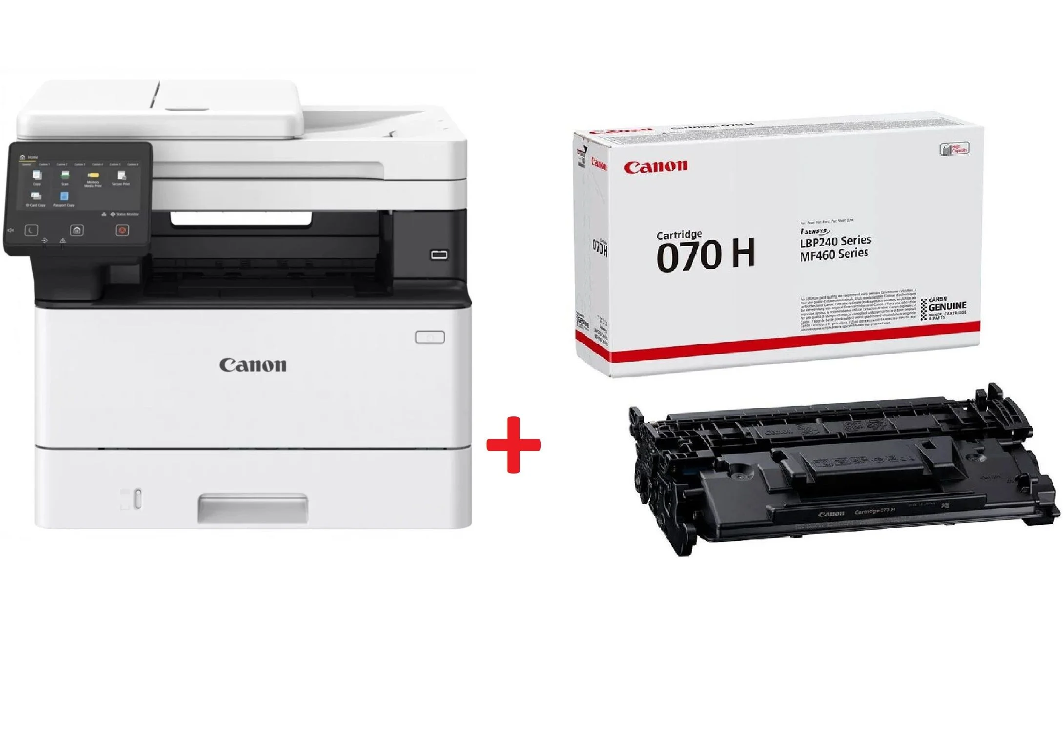 МФУ Canon I-SENSYS MF463dw моно/ 40 стр./ экран 12.7см/ дуплекс/ АПД/ WiFi/ Ethernet/ тонер