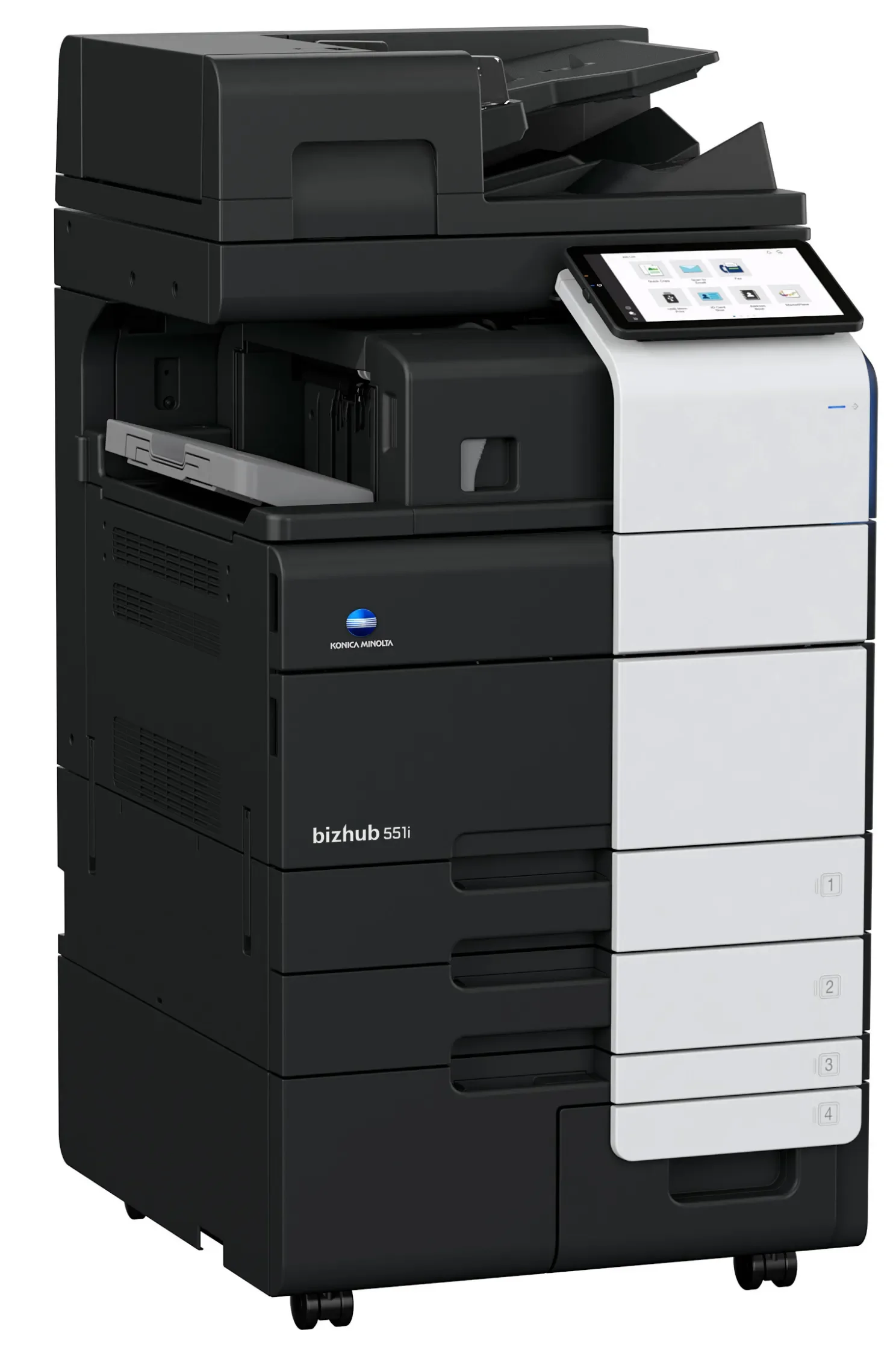МФУ лазерное цветное Konica Minolta bizhub C251i (SRA3, 8Гб, 25 стр/мин, дуплекс, сеть, 256Гб(SSD),10,1" панель, 2x500 л