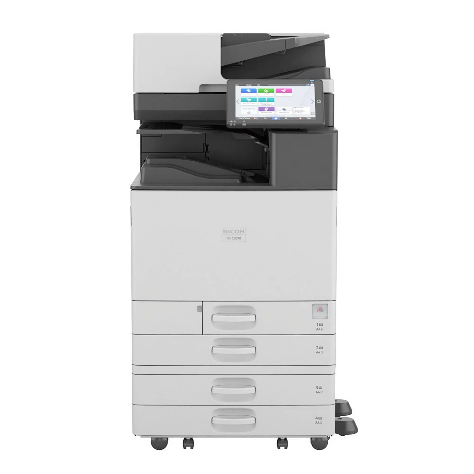 МФУ лазерное цветное Ricoh IM C2010 (A3, 6Гб, 20стр/мин, дуплекс, PS, SSD256, GigaLAN, ARDF100, 2 лотка по 550л, добавит