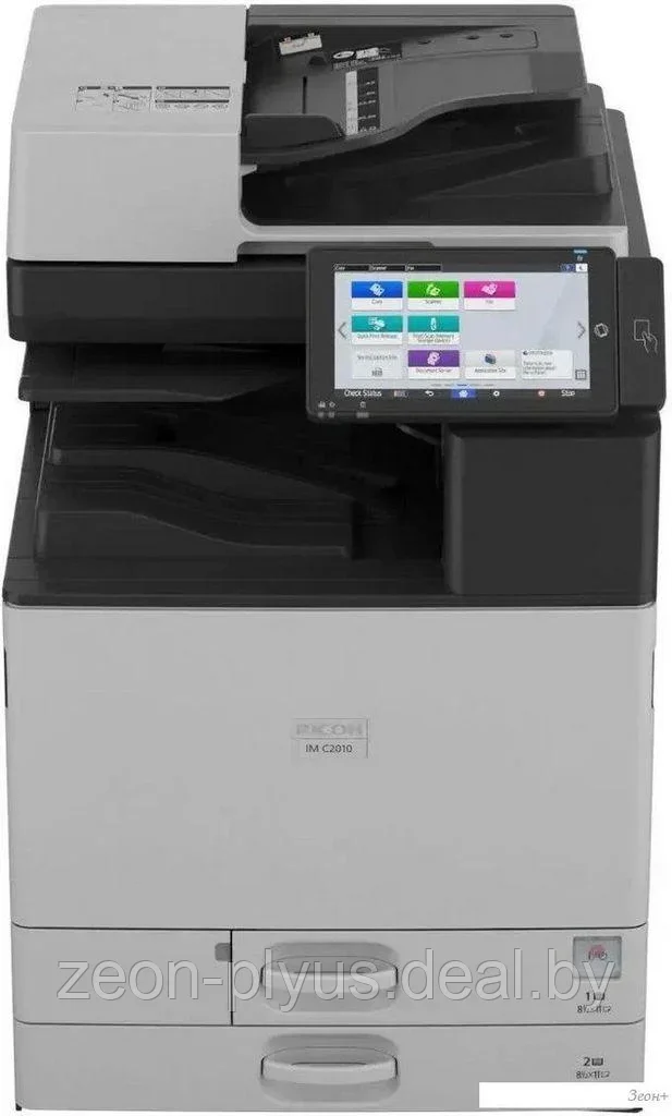 МФУ лазерное цветное Ricoh IM C2010 (A3, 6Гб, 20стр/мин, дуплекс, PS, SSD256, GigaLAN, ARDF100, 2 лотка по 550л, добавит