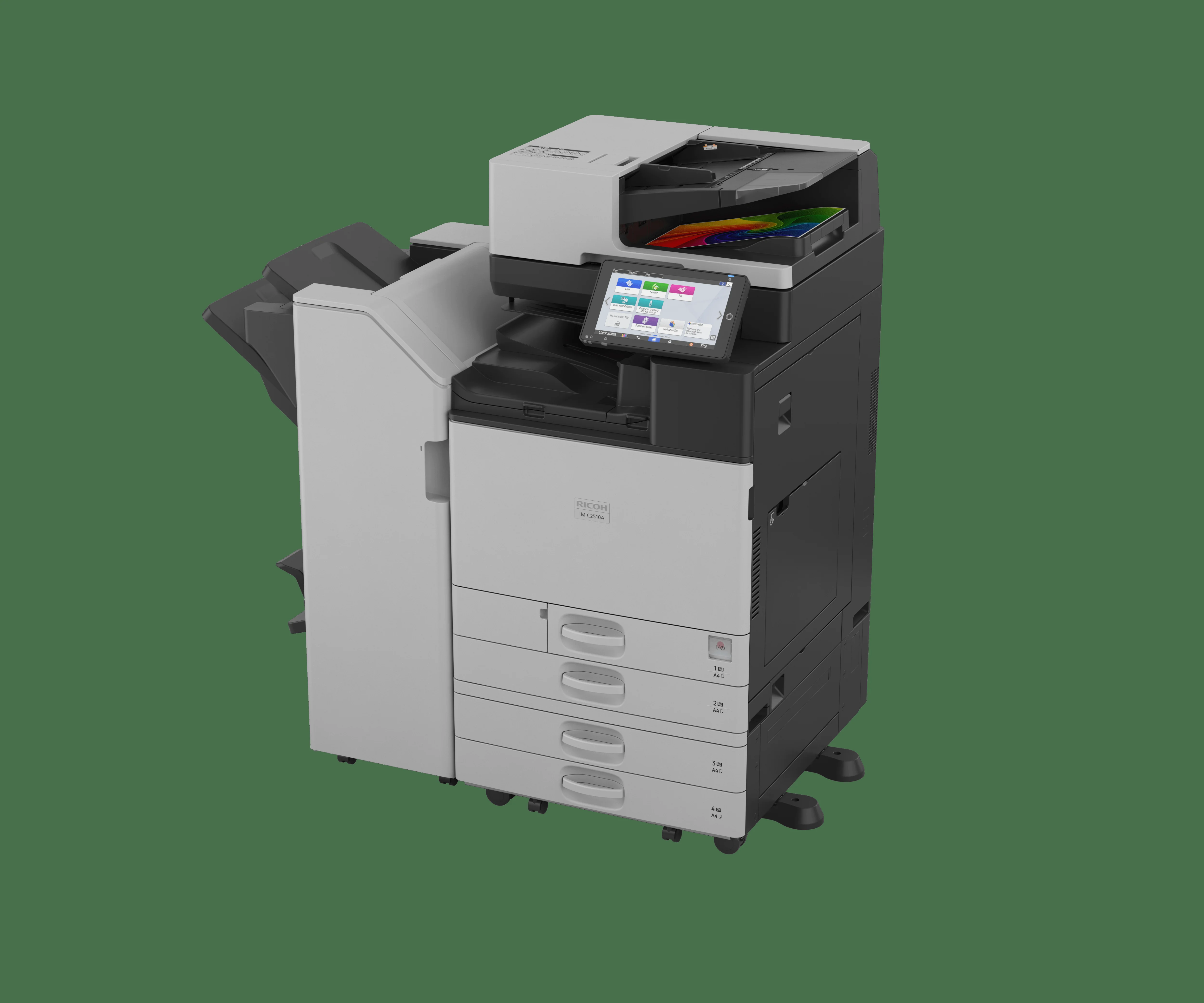 МФУ лазерное цветное Ricoh IM C2510 (A3, 25стр/мин, дуплекс, PS, SSD256, GigaLAN, ARDF100, 6Гб, 2 лотка по 550л, добавит
