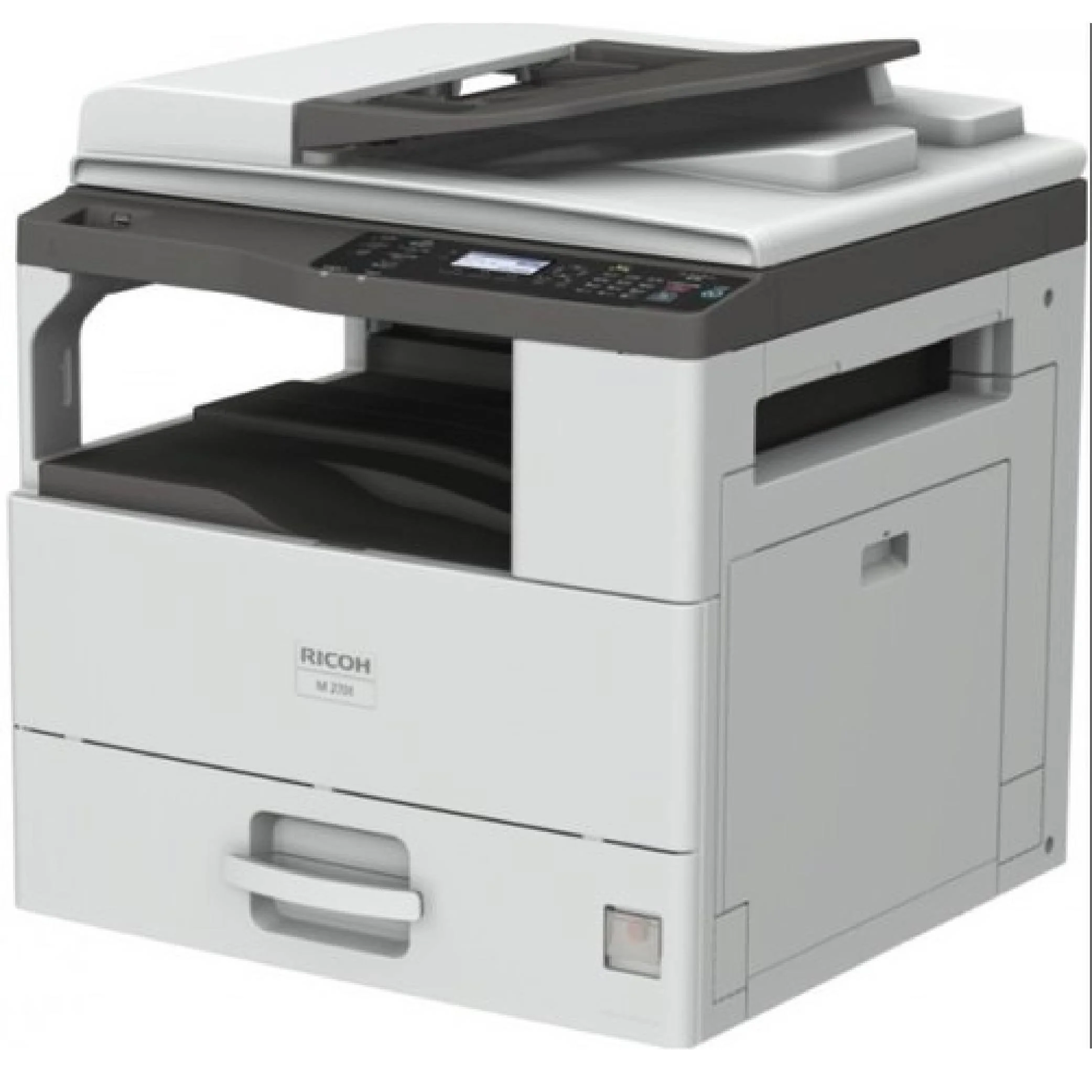 МФУ лазерное ч/б RICOH M 2701 (A3, ч/б, 512Мб, 27стр/мин, дуплекс, 600 dpi, GDI, GigaLAN, ARDF50, цв. сканер, 500л