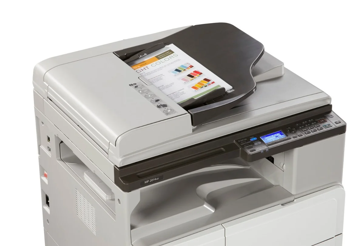 МФУ лазерное ч/б RICOH MP 2014AD (A3, ч/б, 256Мб, 20стр/мин, дуплекс, 600 dp, GDI, ARDF50, LCD-экран, 250л, цв. сканер,