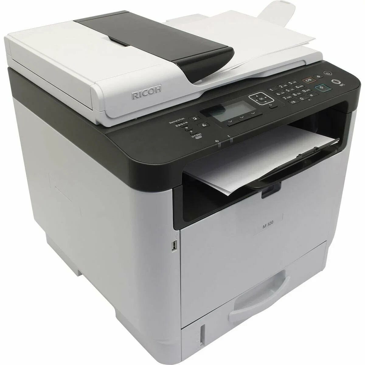 МФУ лазерное ч/б RICOH М 320SE (A4, 256Мб, 600 dpi, 32стр/мин, дуплекс, ARDF35)