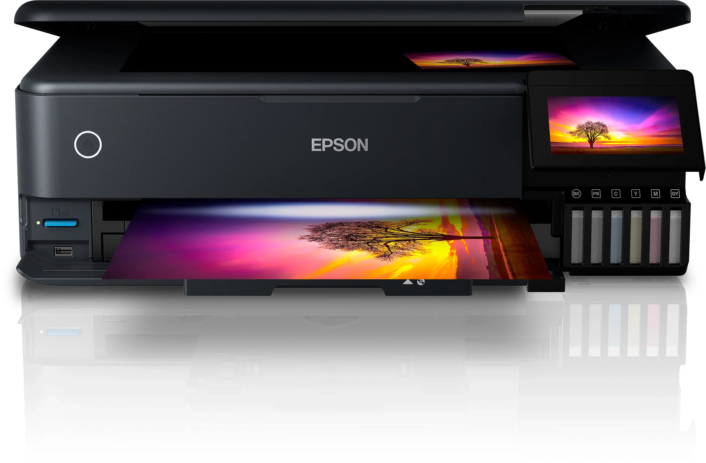 Фабрика Печати Epson L8180, А3, 6 цв., копир/принтер/сканер, USB (C11CJ21403 / 21402 / 21504 / 21502)