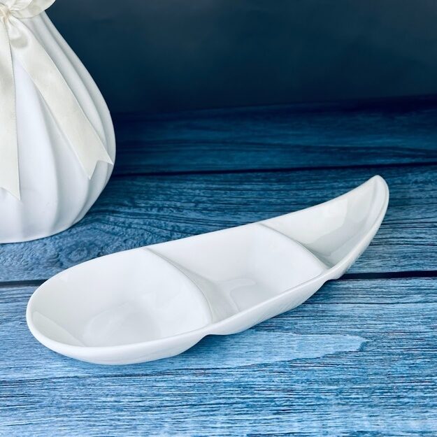 118-064 Менажница 27см BIANCO в под.уп.(х24)Фарфор