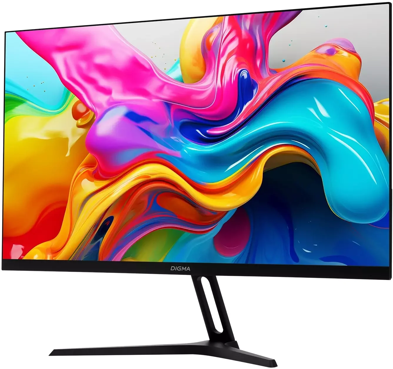 Монитор 23.8" Digma Progress 24P504F IPS 1920x1080, 100 Гц, 5 мс, 16:9, 250 кд/м², 1xHDMI, 1xDP, 1xVGA, 2x2 Вт, черный