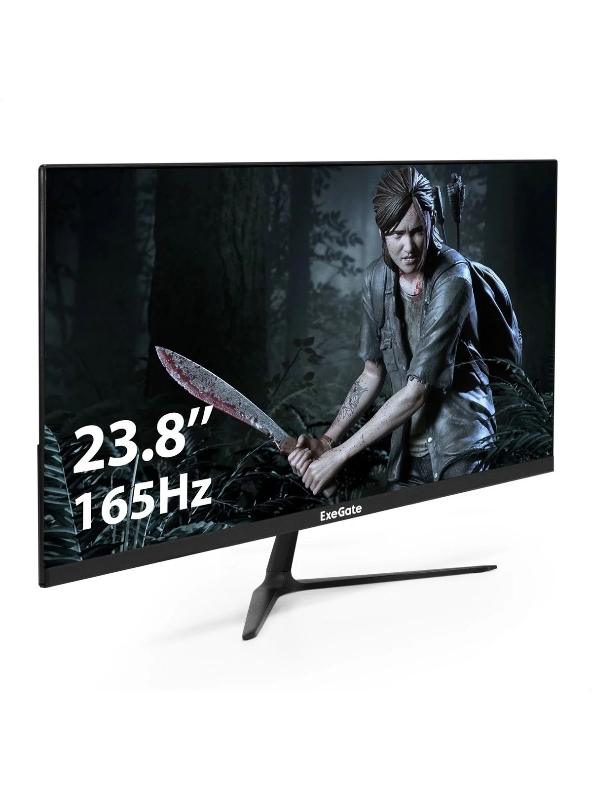 Монитор 23.8" ExeGate Combat EG2407C IPS 1920x1080, 165 Гц, 1 мс, 16:9, 300 кд/м2, 1xHDMI, 1xDP, 1x3.5 мм, черный