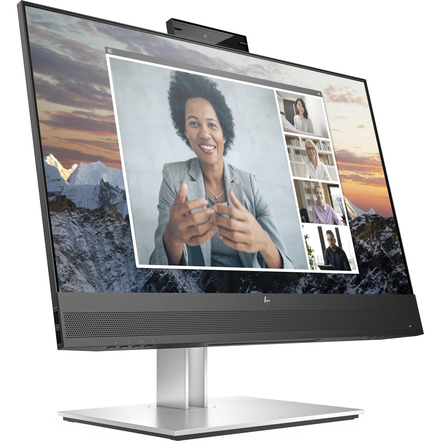 Монитор 23.8" HP E24m G4 Conferencing IPS 1920x1080, 75 Гц, 5 мс, 16:9, 300 кд/м², DP 1.2, HDMI 1.4, USB-C (65 Вт), USB Hub (4x USB 3.0), 3.5 Jack, Et