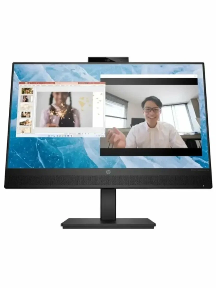 Монитор 23.8" HP M24m IPS 1920x1080, 75 Гц, 5 мс, 16:9, 300 кд/м2, 1xHDMI, 1xDP, USB-C, 1x3.5 мм, серебристый/черный
