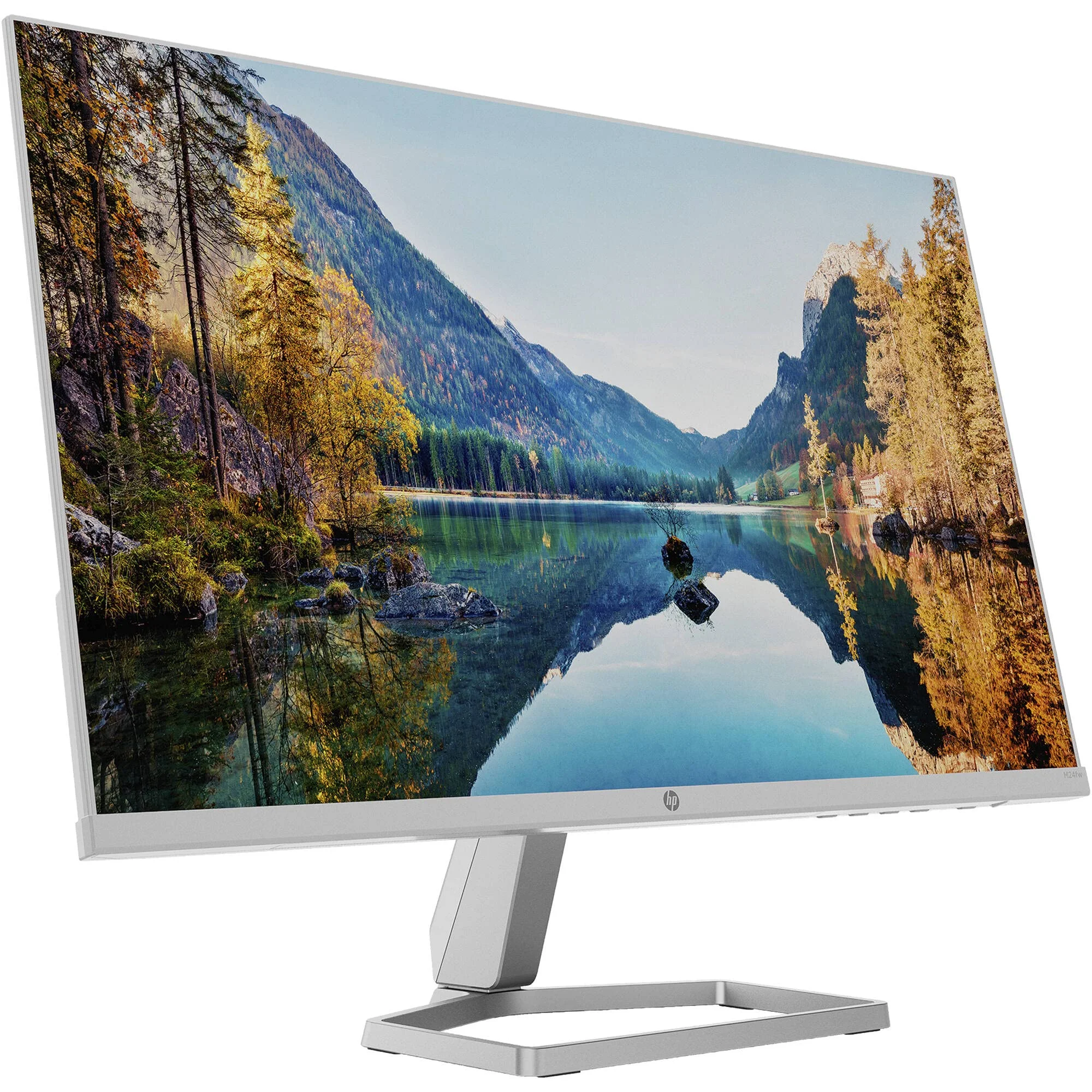 Монитор 23.8" HP M24m IPS 1920x1080, 75 Гц, 5 мс, 16:9, 300 кд/м2, 1xHDMI, 1xDP, USB-C, 1x3.5 мм, серебристый/черный