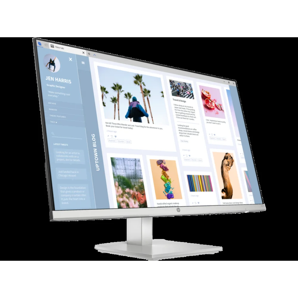 Монитор 23.8" HP Series 5 524sh IPS 1920x1080, 100 Гц, 5 мс, 16:9, 300 кд/м², VGA, HDMI 1.4, HDR10, Flicker-Free, Low Blue Light, серебристый