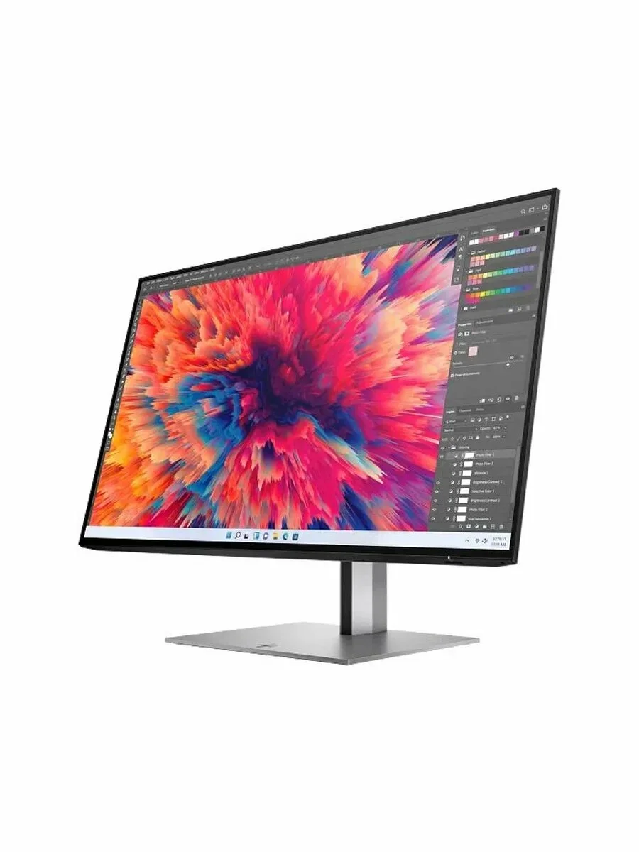 Монитор 23.8" HP Z24Q G3 IPS 2560x1440, 90 Гц, 5 мс, 16:9, 400 кд/м², HDMI 2.0, DP 1.4, USB Hub (4x USB 3.0), HDR10, черный и серебристый