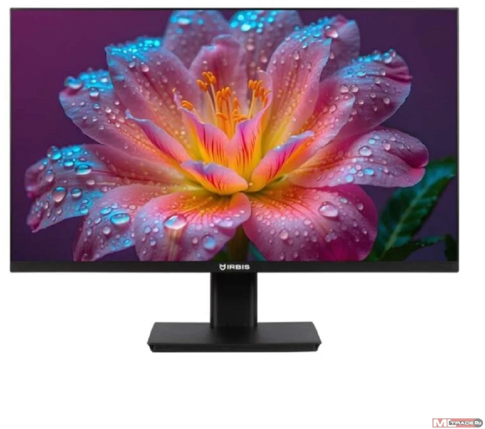 Монитор 23.8" IRBIS GROOVYVIEW IGV24FID01 IPS 1920x1080, 75 Гц, 3 мс, 16:9, 250 кд/м², HDMI 2.0, DP 1.2, VGA, 3.5 Jack, USB 2.0, динамики (2x2 Вт), че
