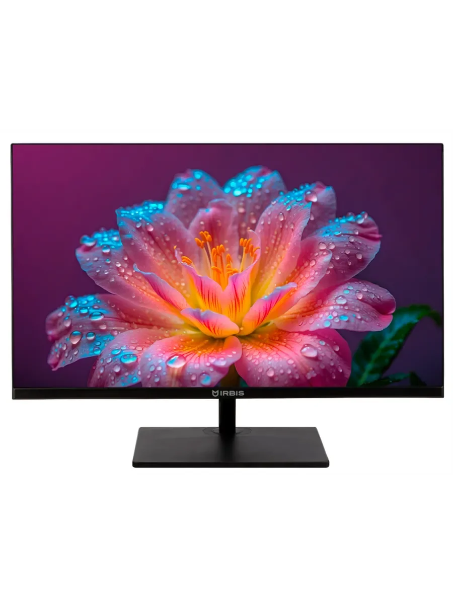 Монитор 23.8" IRBIS MIR View24 IPS 1920x1080, 100 Гц, 5 мс, 16:9, 300 кд/м², VGA, HDMI 2.0, DP 1.2, 3.5 Jack, динамики (2 Вт), HDR10, черный, в реестр